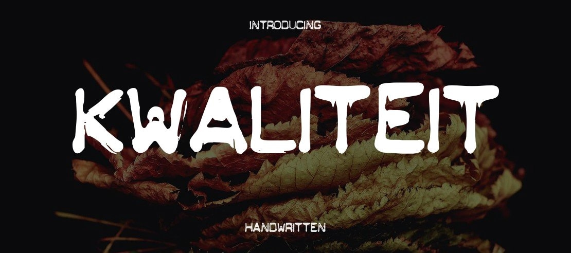 KWALITEIT Font