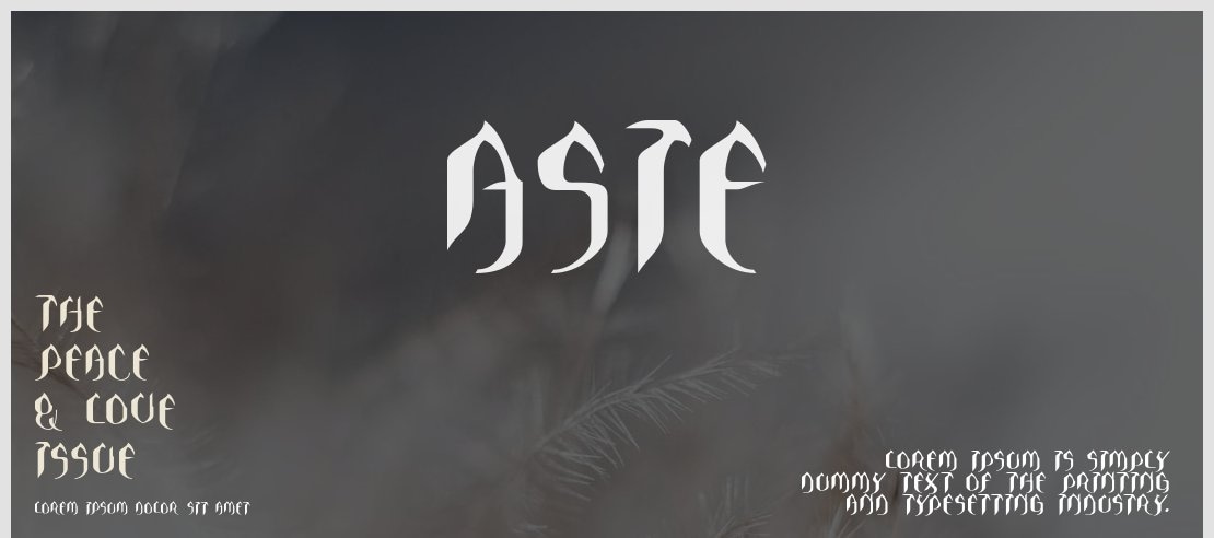 Asie Font