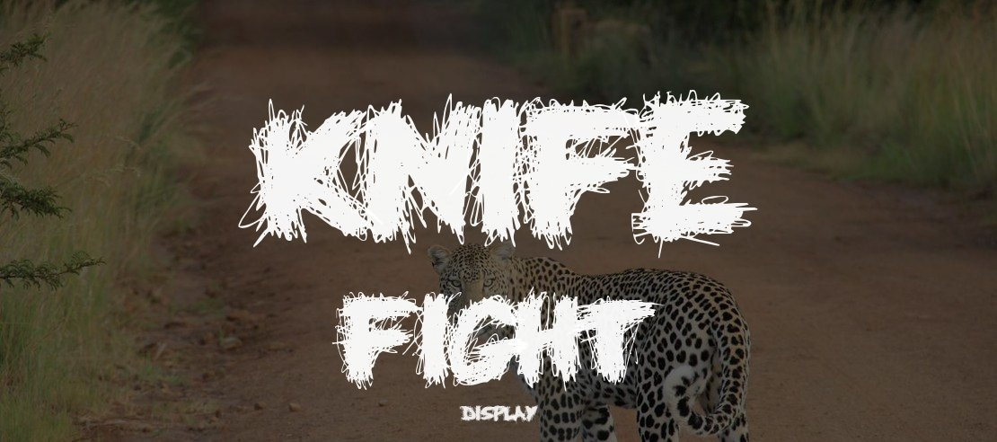 Knife Fight Font