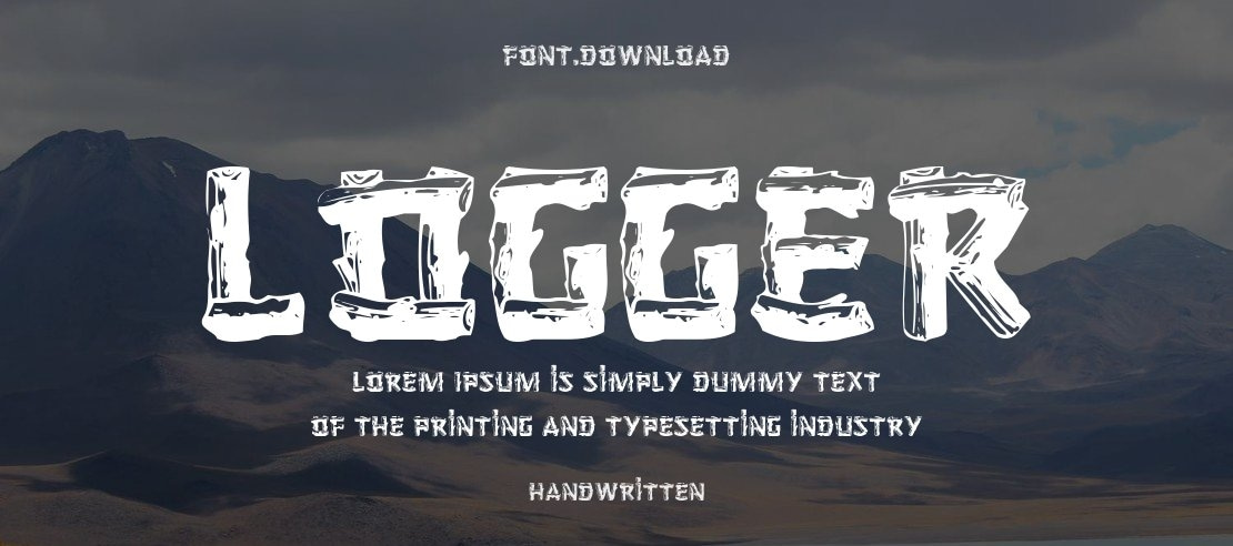 Logger Font