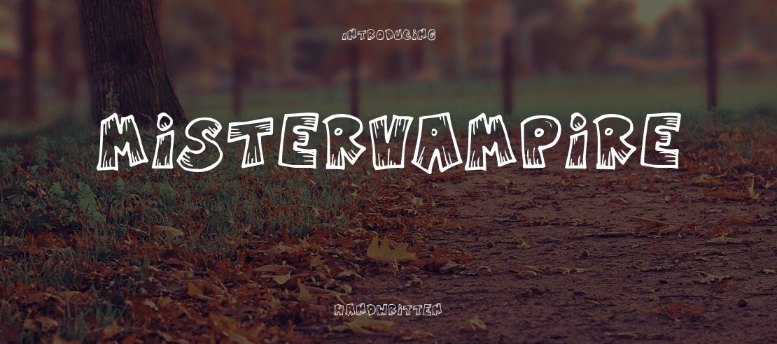 MisterVampire Font