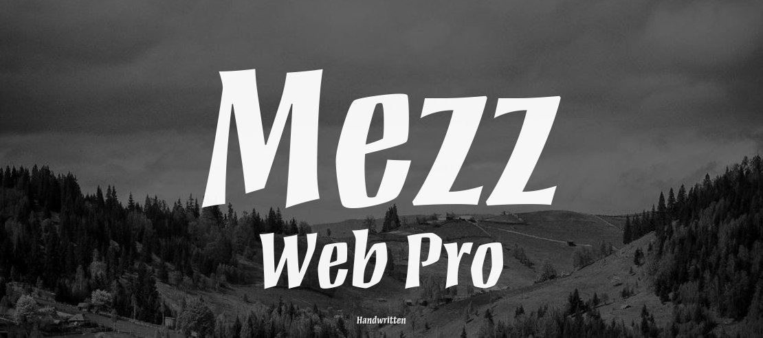 Mezz Web Pro Font