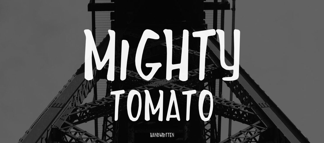 Mighty Tomato Font