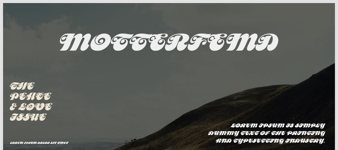 MotterFemD Font