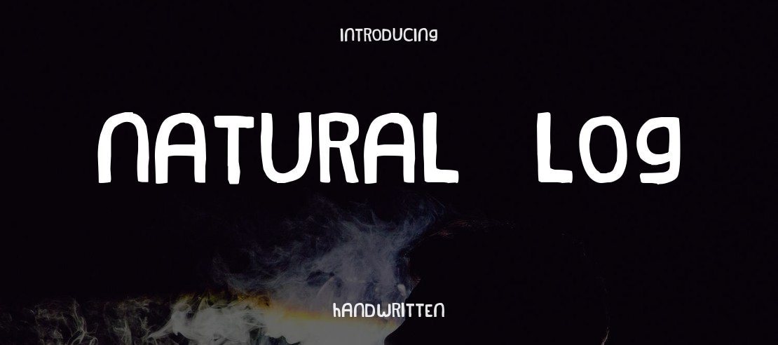 Natural Log Font