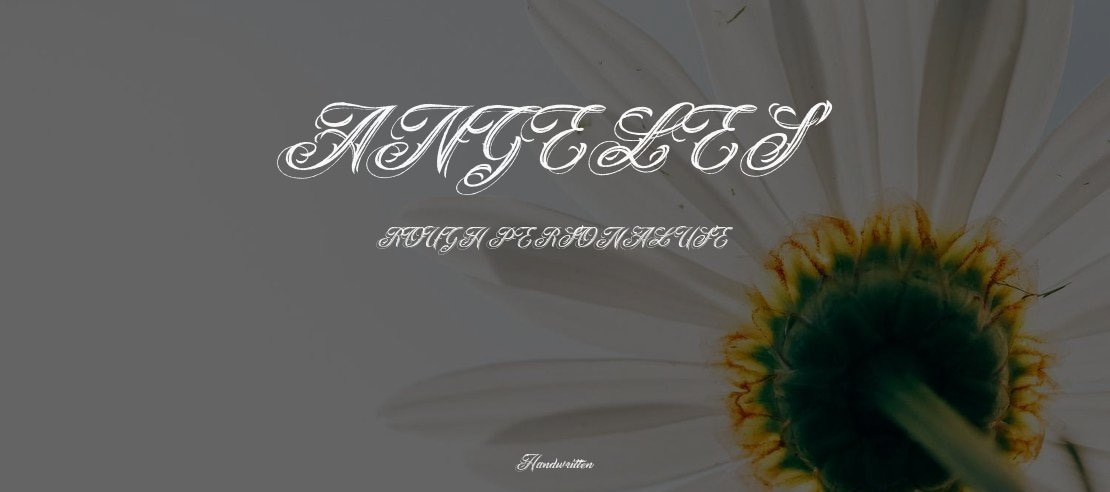 ANGELES ROUGH PERSONAL USE Font