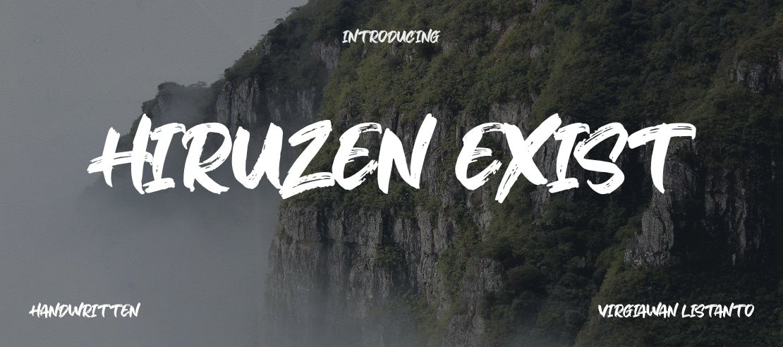 Hiruzen Exist Font