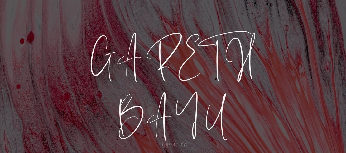 Gareth Bayu Font