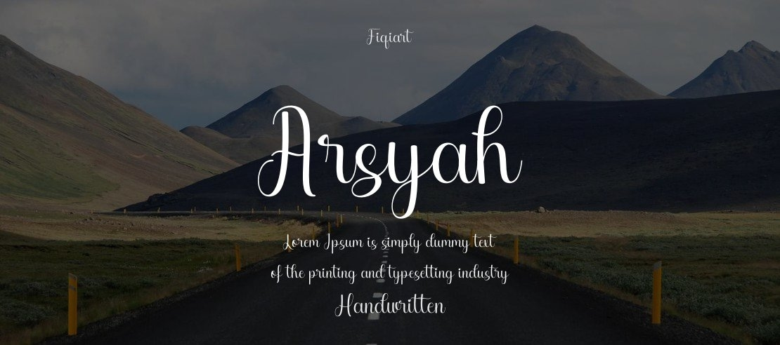 Arsyah Font