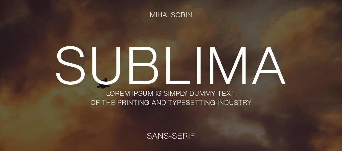 Sublima Font Family