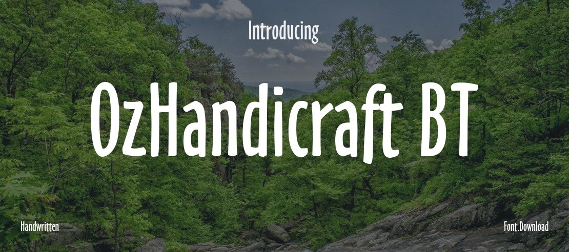 OzHandicraft BT Font