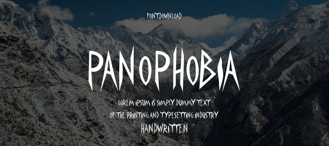 Panophobia Font