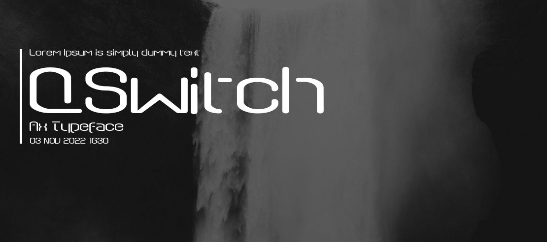 QSwitch Ax Font