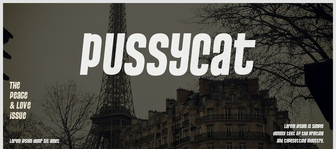 Pussycat Font