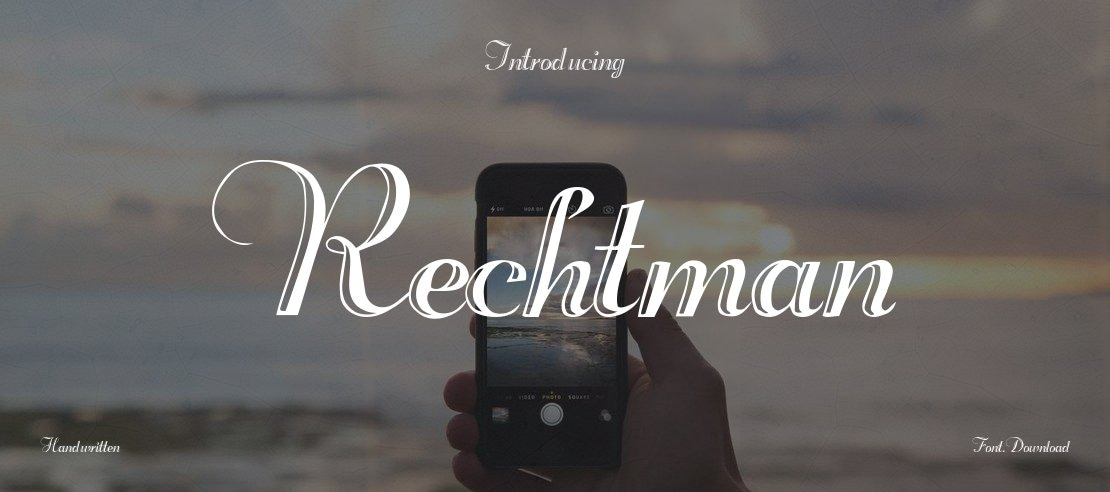 Rechtman Font