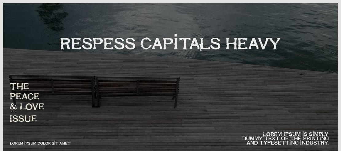 Respess Capitals Heavy Font