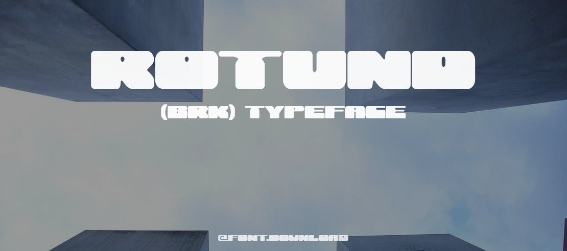 Rotund (BRK) Font