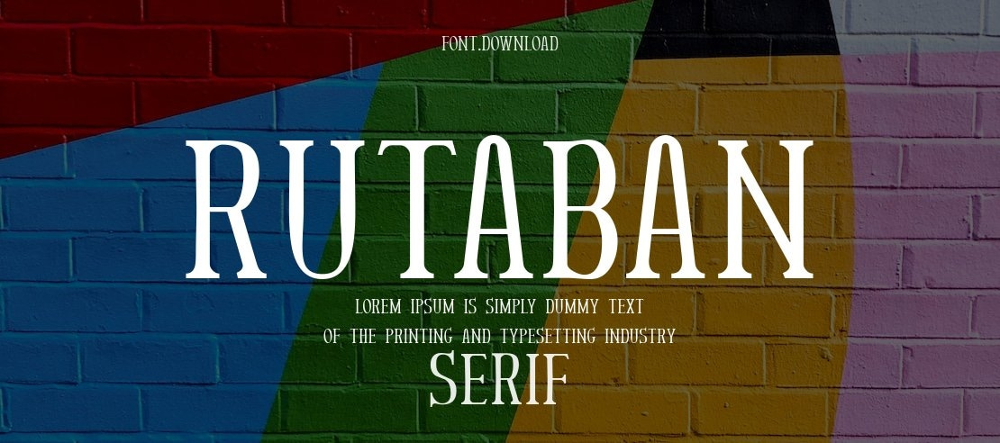 Rutaban Font