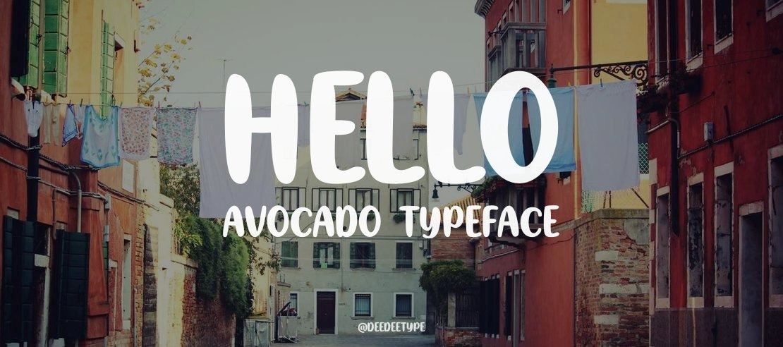 Hello Avocado Font