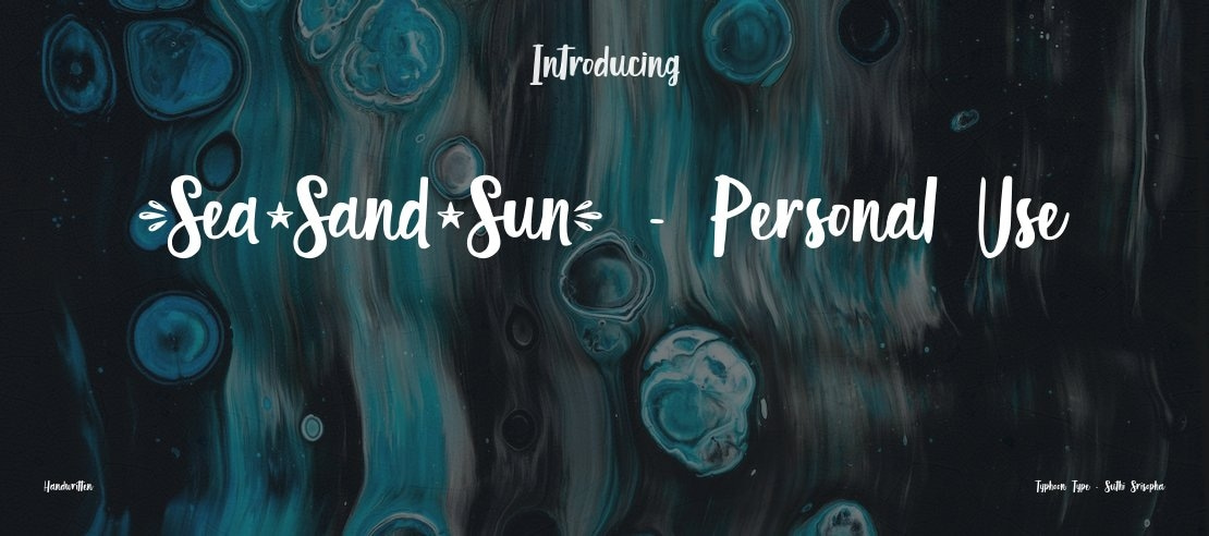 Sea Sand Sun - Personal Use Font