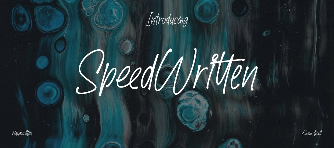 SpeedWritten Font Family