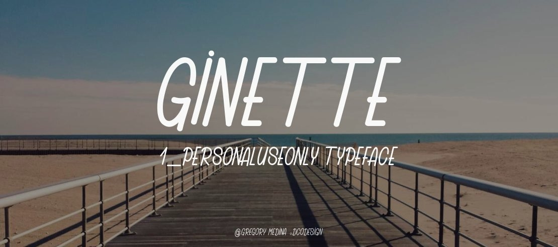 Ginette 1_PersonalUseOnly Font Family