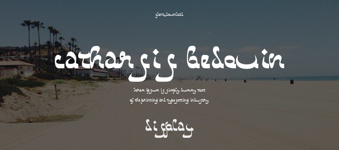 Catharsis Bedouin Font