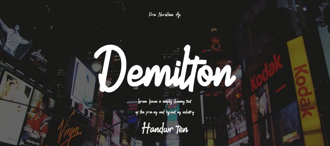 Demilton Font