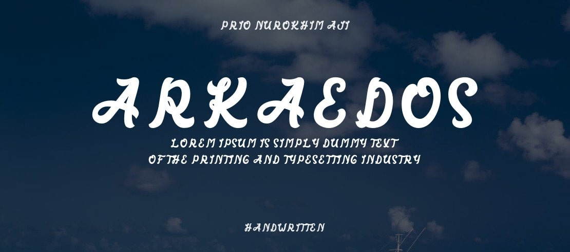 Arkaedos Font