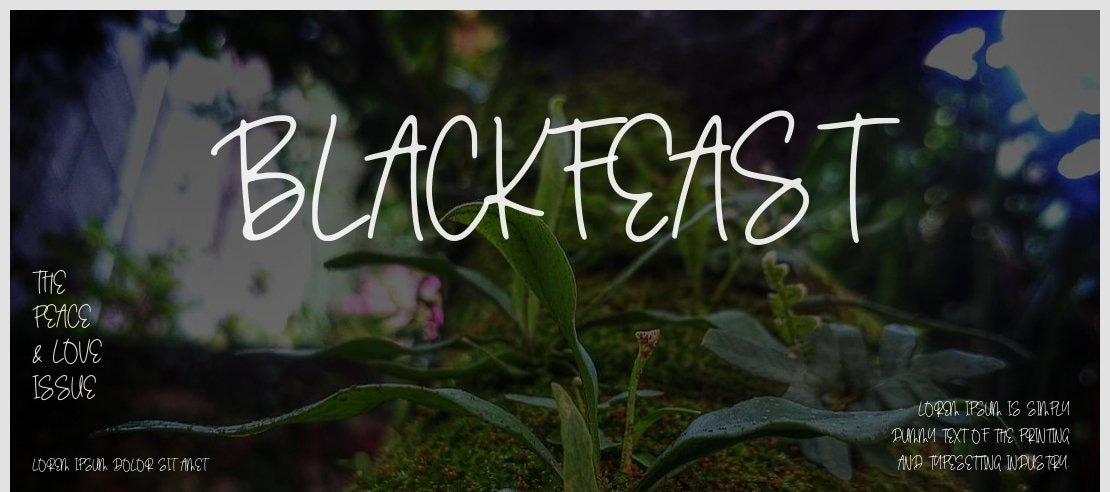 Blackfeast Font