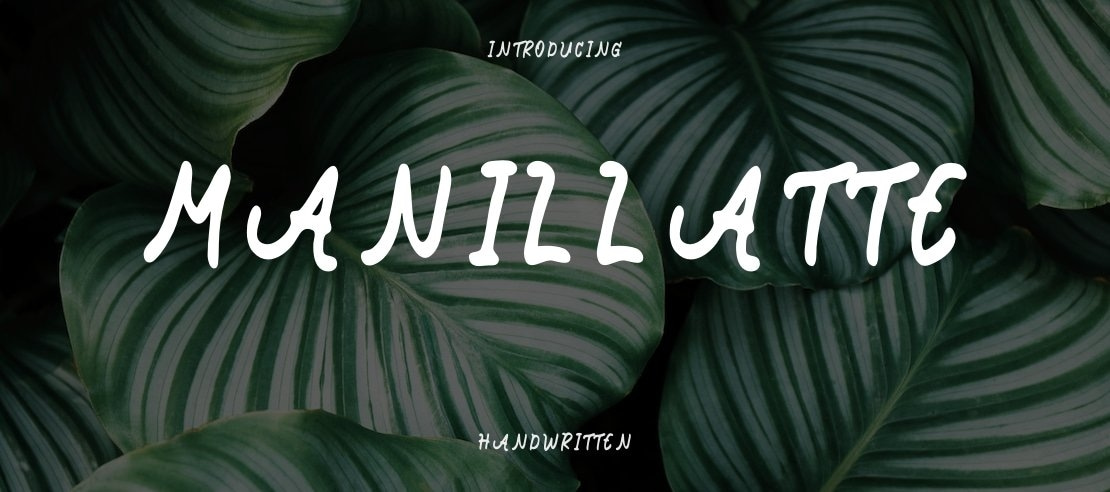 Manillatte Font