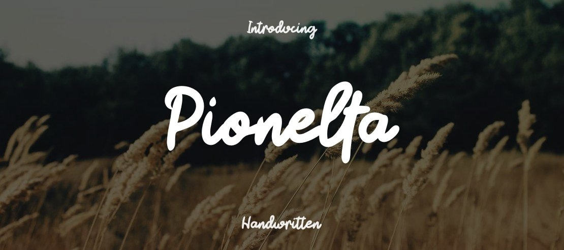 Pionelta Font