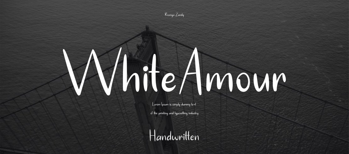 WhiteAmour Font Family