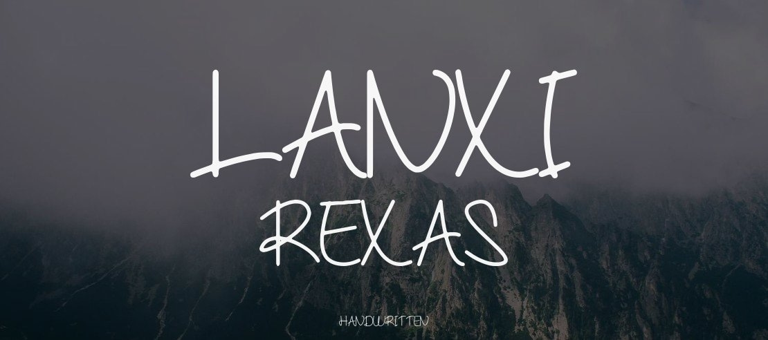 Lanxi Rexas Font