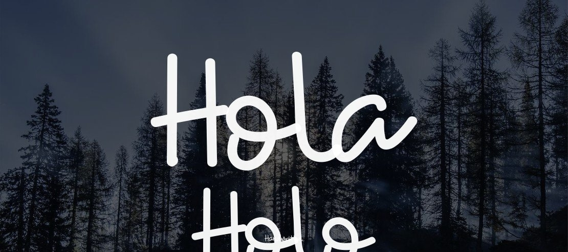 Hola Holo Font