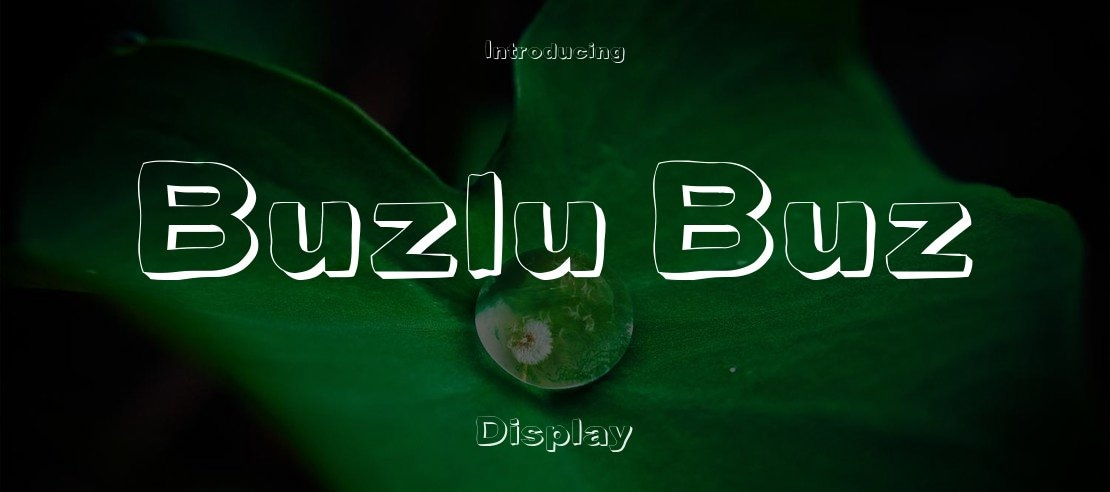 Buzlu Buz Font