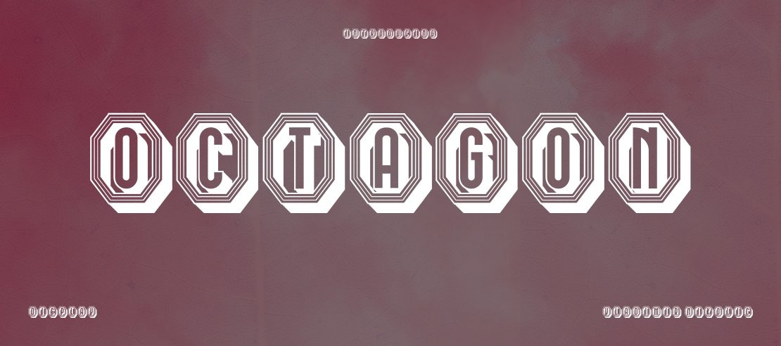 Octagon Font