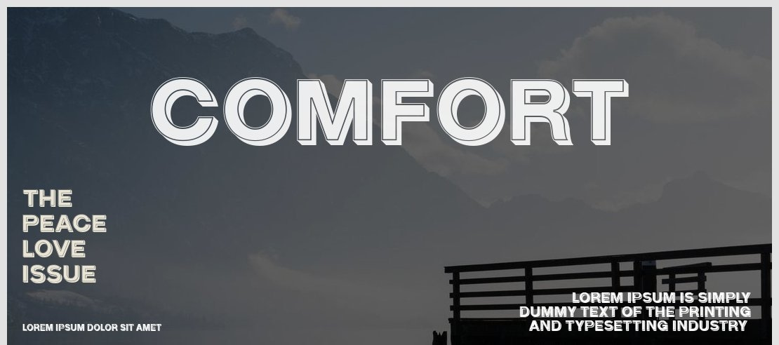 Comfort Font