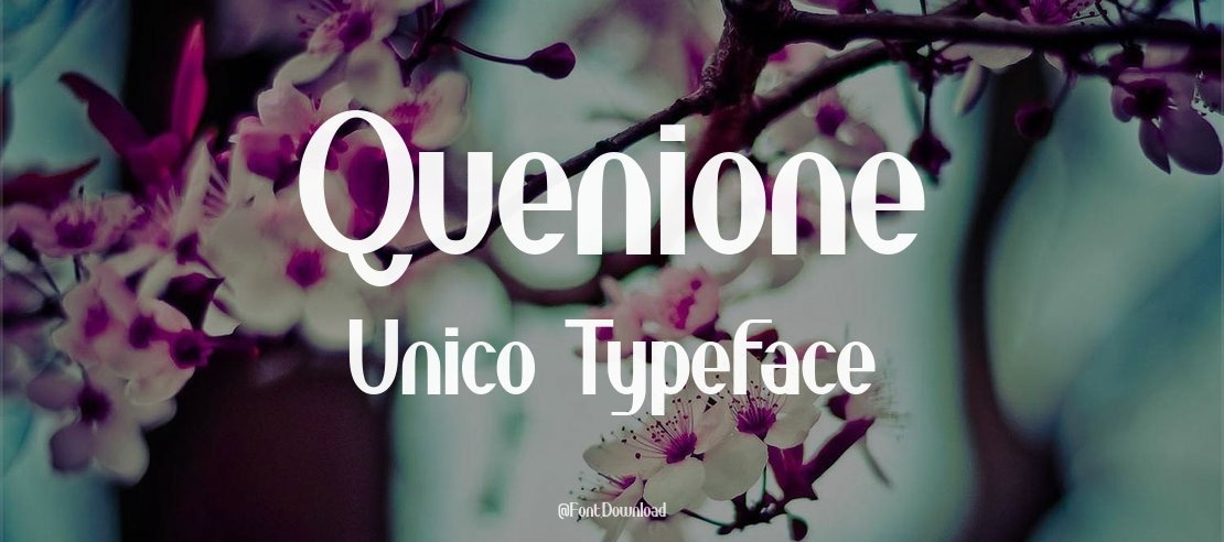 Quenione Unico Font