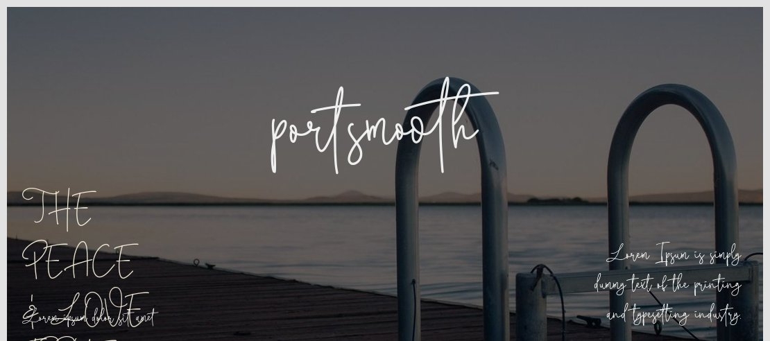 portsmooth Font