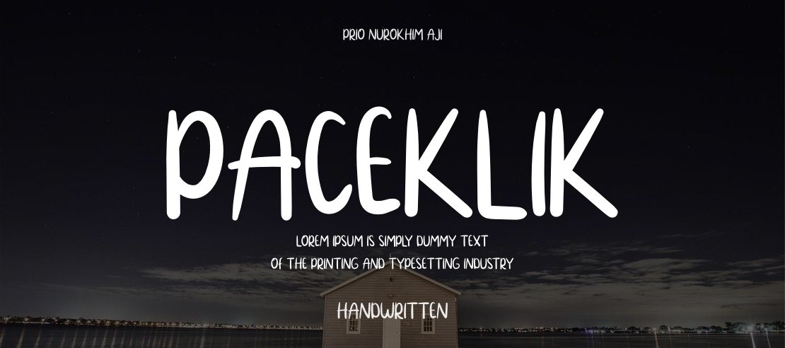 Paceklik Font