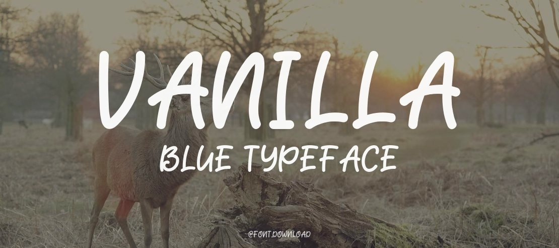 Vanilla Blue Font