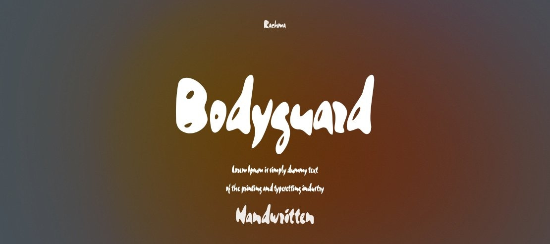 Bodyguard Font