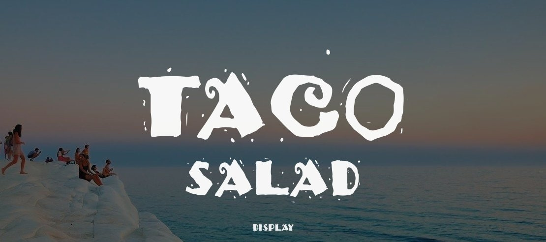 Taco Salad Font