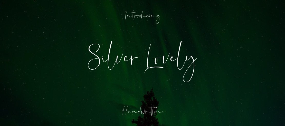 Silver Lovely Font