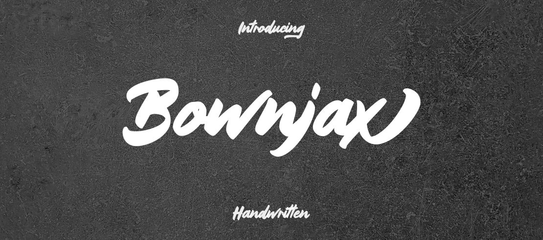 Bownjax Font