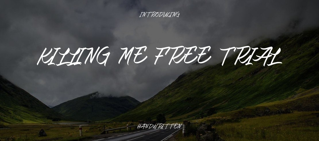 Killing Me Free Trial Font