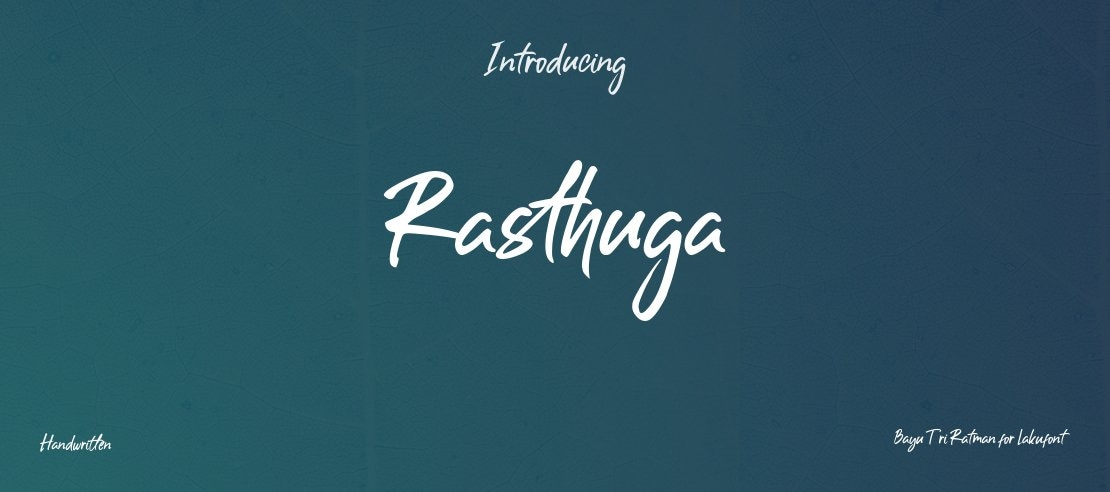 Rasthuga Font