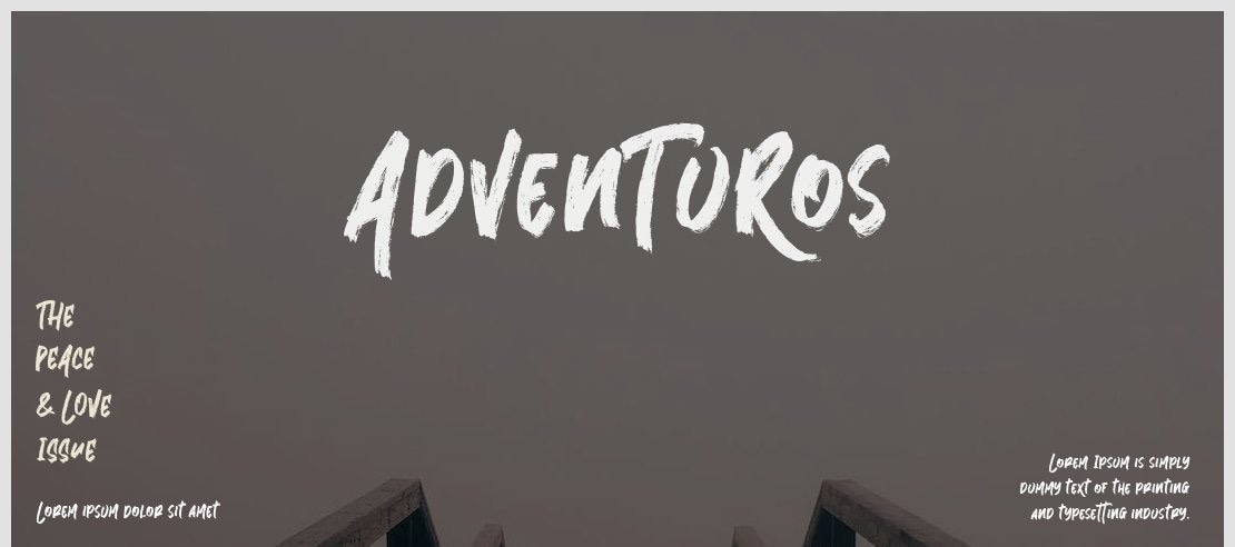 AdvenTuRos Font