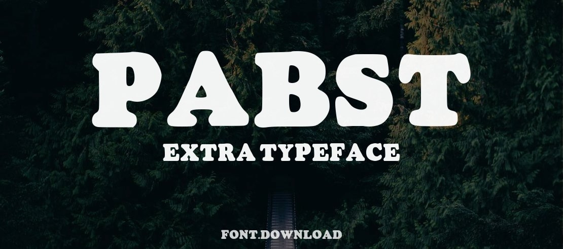 Pabst Extra Font